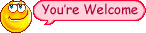 :Smiley Says Youre Welcome Emoticon: